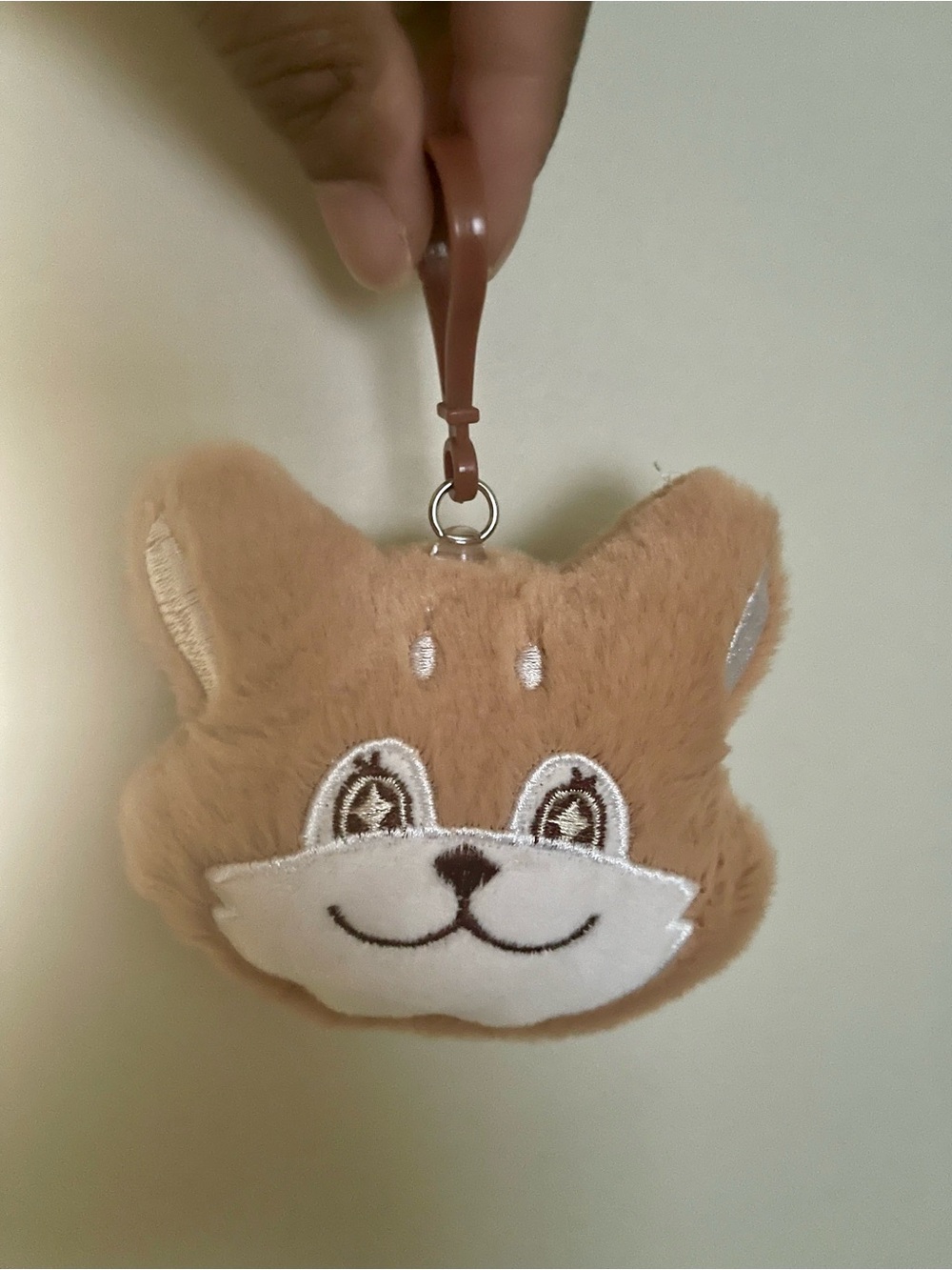 Fox plush bag charm